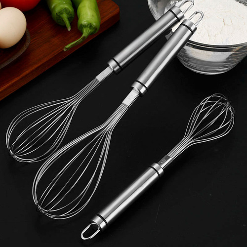 304 stainless steel manual egg beater for cake cream mixer home kitchen baking accessories hand-held mixing stick