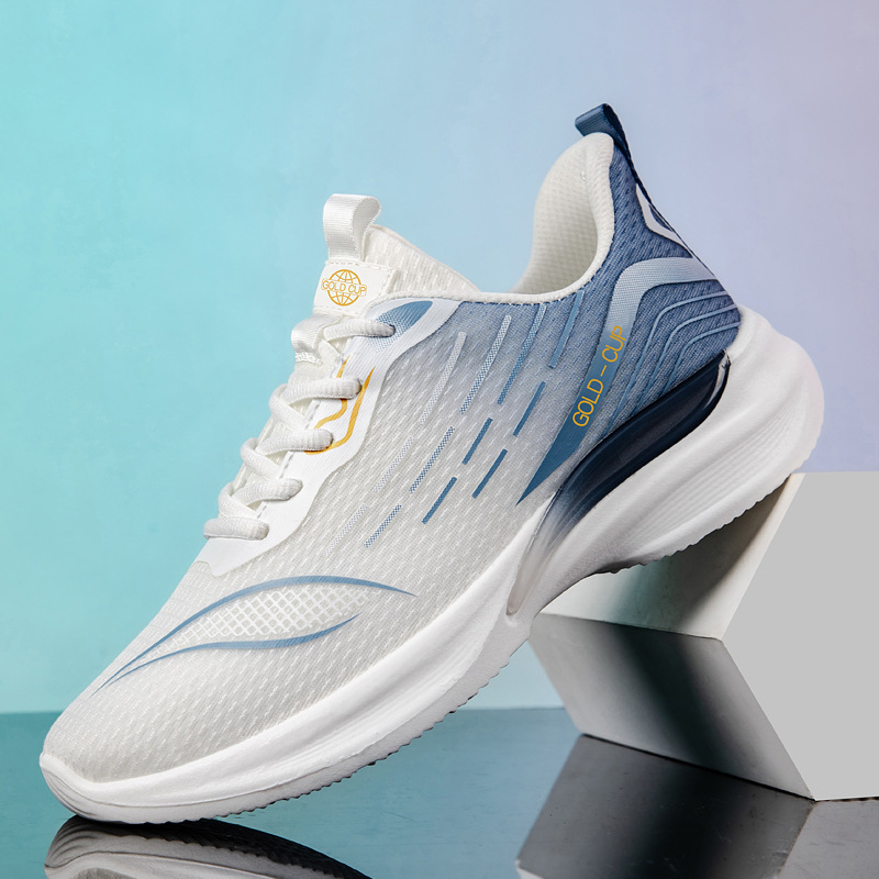 Men's Shoes 2026 New Summer Breathable Mesh Sports Shoes Men's Lightweight Shock-Absorbing Running Casual Shoes Trendy and Versatile Men's Shoes 2026 New Summer Breathable Mesh Sports Shoes Men's Lightweight Shock-Absorbing Running Casual Shoes Trendy and Versatile