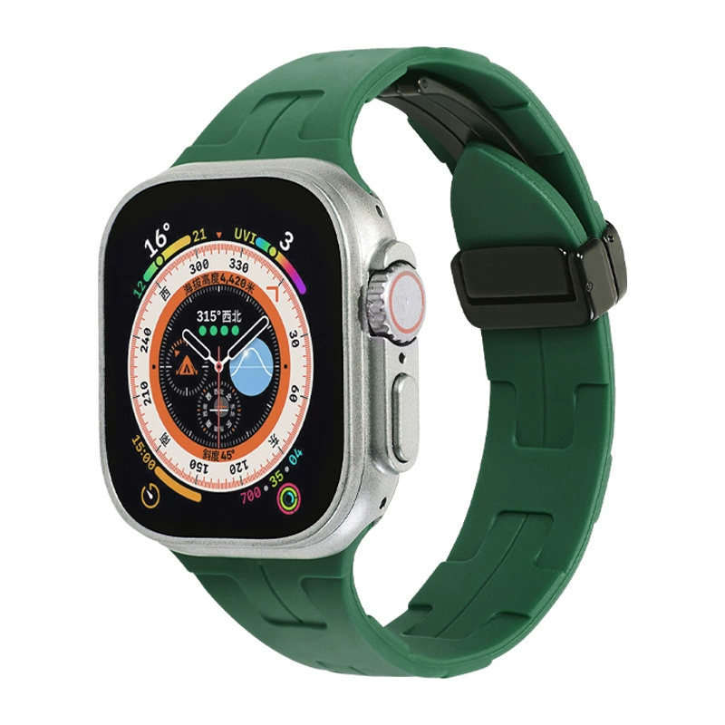 Apple, совместимый ремешок для часов, силиконовый браслет