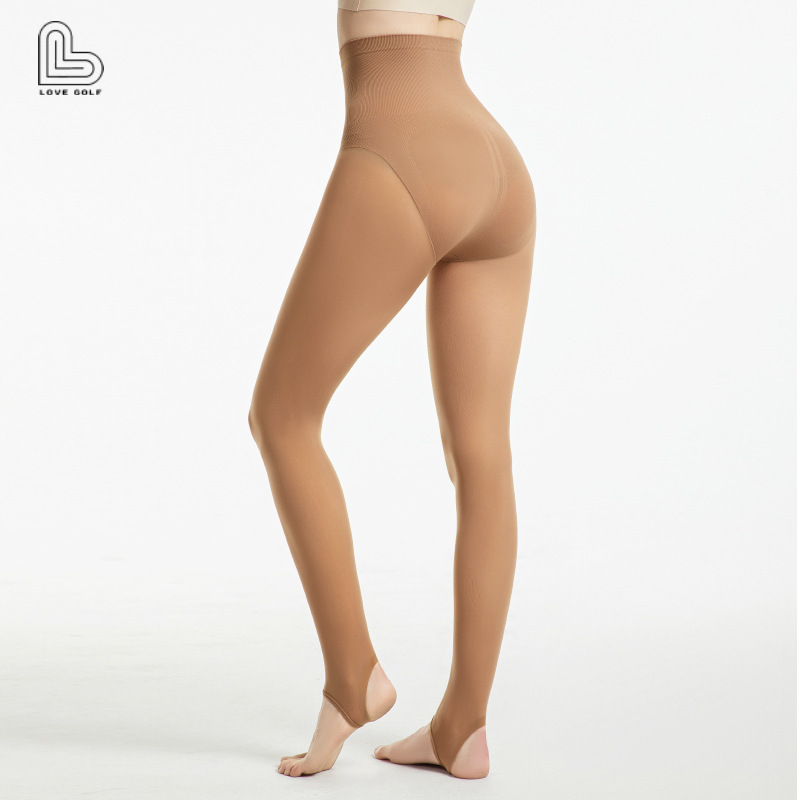 Golf Sun Protection Socks, Elastic Ice Silk Sun Protection, Traceless Concealer, Foot Stepping, Anti-Snagging Stockings, Slimming Look Bottoming Socks