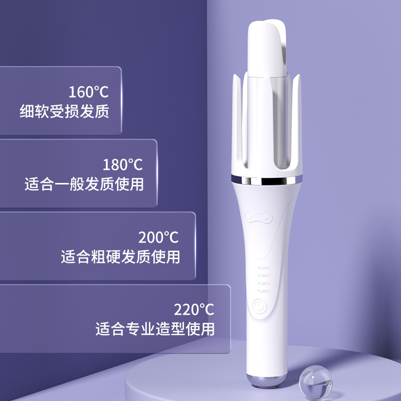 Al por mayor nuevo rizador de pelo automático 32mm iones negativos gran ola hogar no-daño pelo mini rizador de pelo transfronterizo