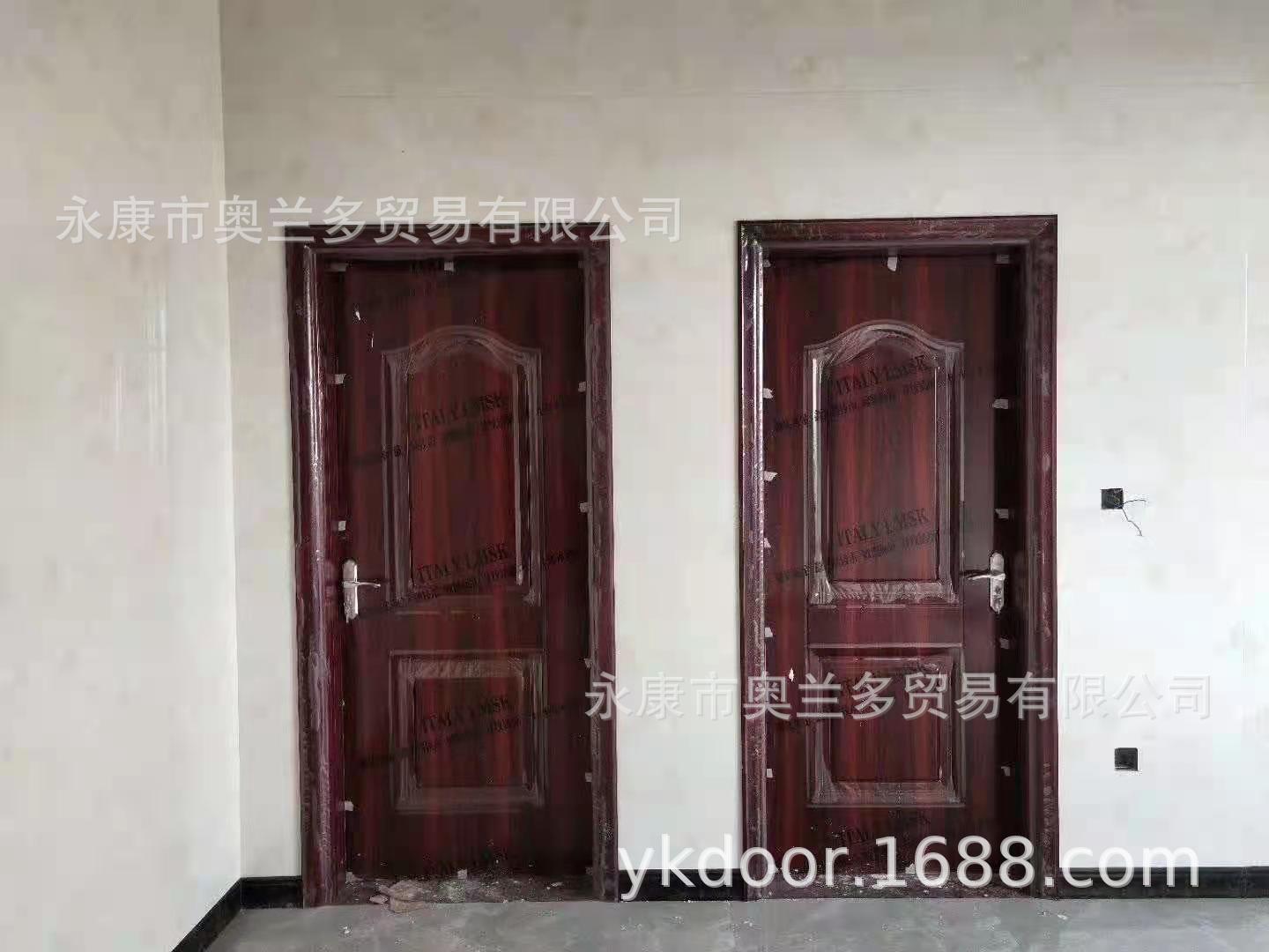 Mid- aluminium alloy Interior doors All-aluminium indoor door/Aluminum cased door 8025 Golden Oak
