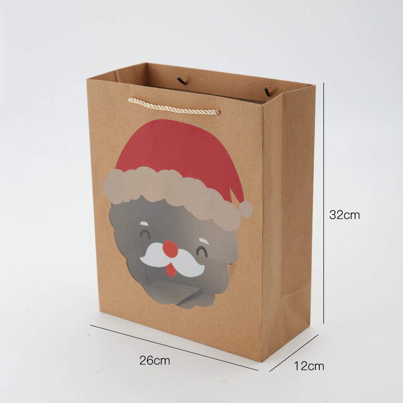 Ventana de Navidad flores bolso transparente ins Internet celebridad floral bolsa ramo bolsa de embalaje ventana bolsa de mano