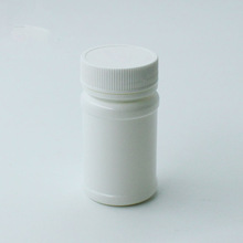 50ml毫升塑料高密度聚乙烯PE注吹白色保健品药片胶囊竹节瓶旋盖子