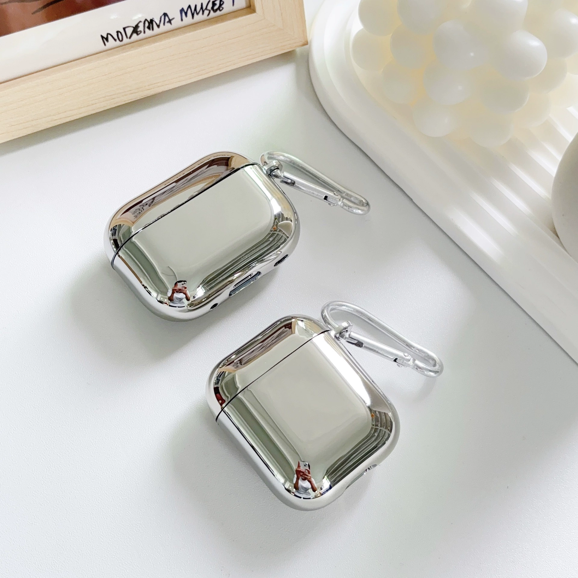 Электролитически покрытый мягкий чехол для AirPods Pro, защитный чехол для 2/4 поколения, простой и уникальный чехол для наушников Apple 3-го поколения Pro3