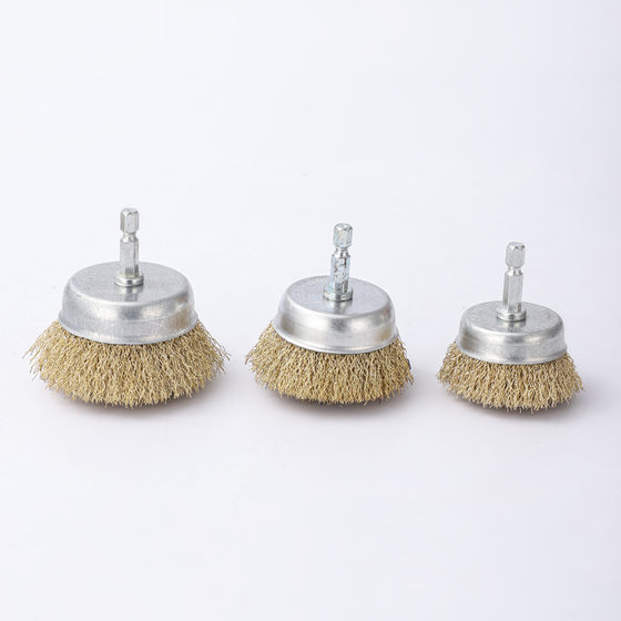 Xinda Hexagon Wire Brush with Rod Pen Type Bowl Type Wire Brush Electric Drill Angle Grinder Brush Head Grinding Head Cross Border