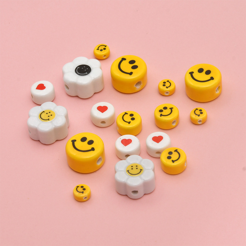 1 Piece Cute Smiley Face Ceramics Jewelry Accessories display picture 5