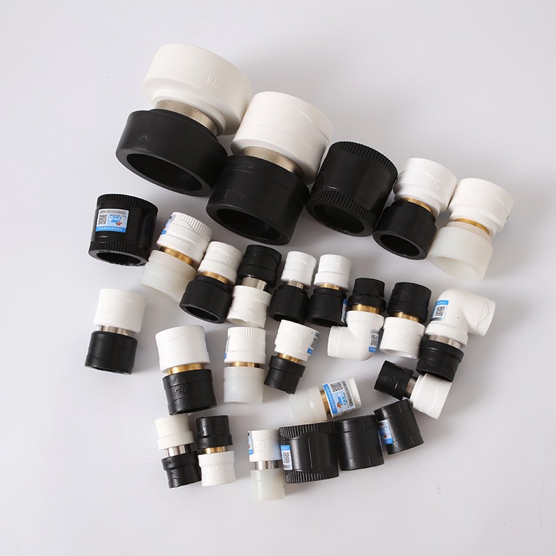 Nuevo material PE a la Junta de conversión de núcleo de acero núcleo de cobre PPR