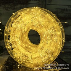 爆竹ライト新製品小紅書と同じシルバーライン LED クリスマスライトムカデ足銅線ライト外装ホリデー装飾色