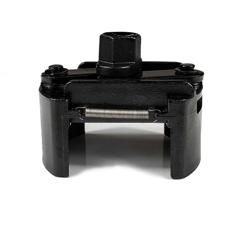 Llave de filtro en forma de U Herramienta de desmontaje de dos garras hacia adelante y hacia atrás Llave de rejilla de aceite alemana Llave de filtro pesada