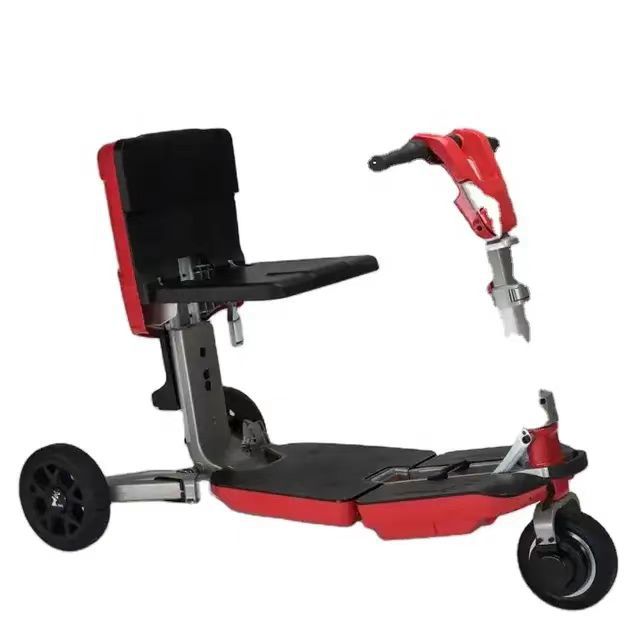 Electric Scooter, Airplane Suitcase Scooter, Three-Wheeled Electric Scooter for the Elderly, Wheelchair Electric Scooter
