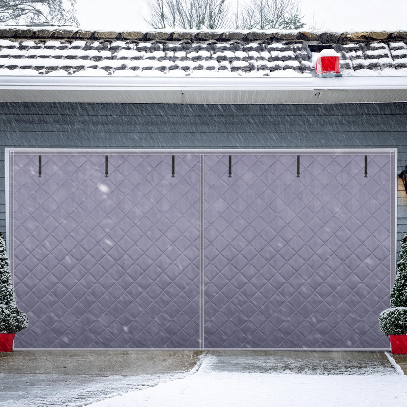 Winter Cotton Door Curtain for Foreign Trade, Garage Door Cotton Curtain for Cold Protection, Garage Door Partition for Cold-Proof, Warm and Windproof Door Curtain