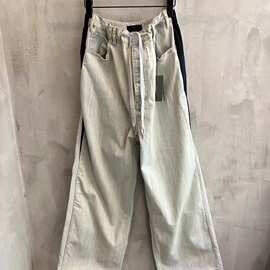 正确版本现货高品质BL家25新款水洗抽绳牛仔裤OS宽松版型男女同款