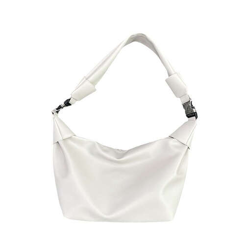 Korean-style minimalist soft leather unisex bag, 2024 new men's versatile crossbody bag, monochrome commuting large bag, trendy for women