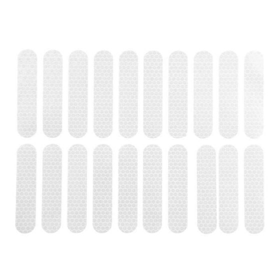 Xiaomi scooter M365 Pro G30 Max ES universal body reflective sticker luminous side reflective bar sticker