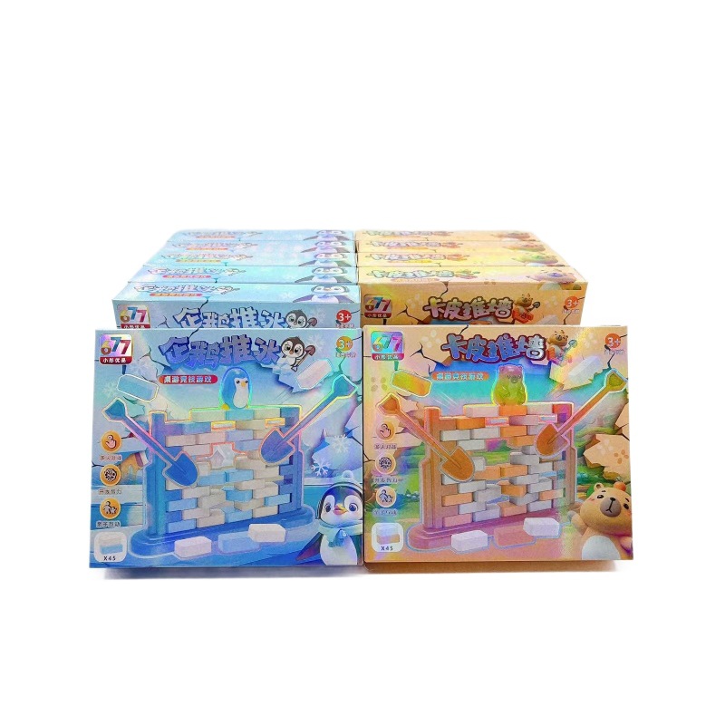 Juguetes de mesa para niños dibujos animados empujar hielo rompehielo caja grande golpear padres-hijos interacción interesante