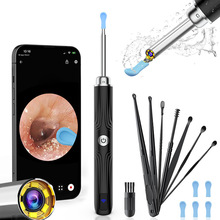 跨境热卖可视掏耳勺高清多功能掏耳朵神器带灯儿童智能可视挖耳勺