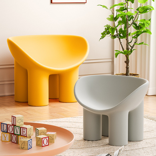 Nordic elephant leg chair home creative single ins internet celebrity sofa chair outdoor lazy leisure chair light luxury stool