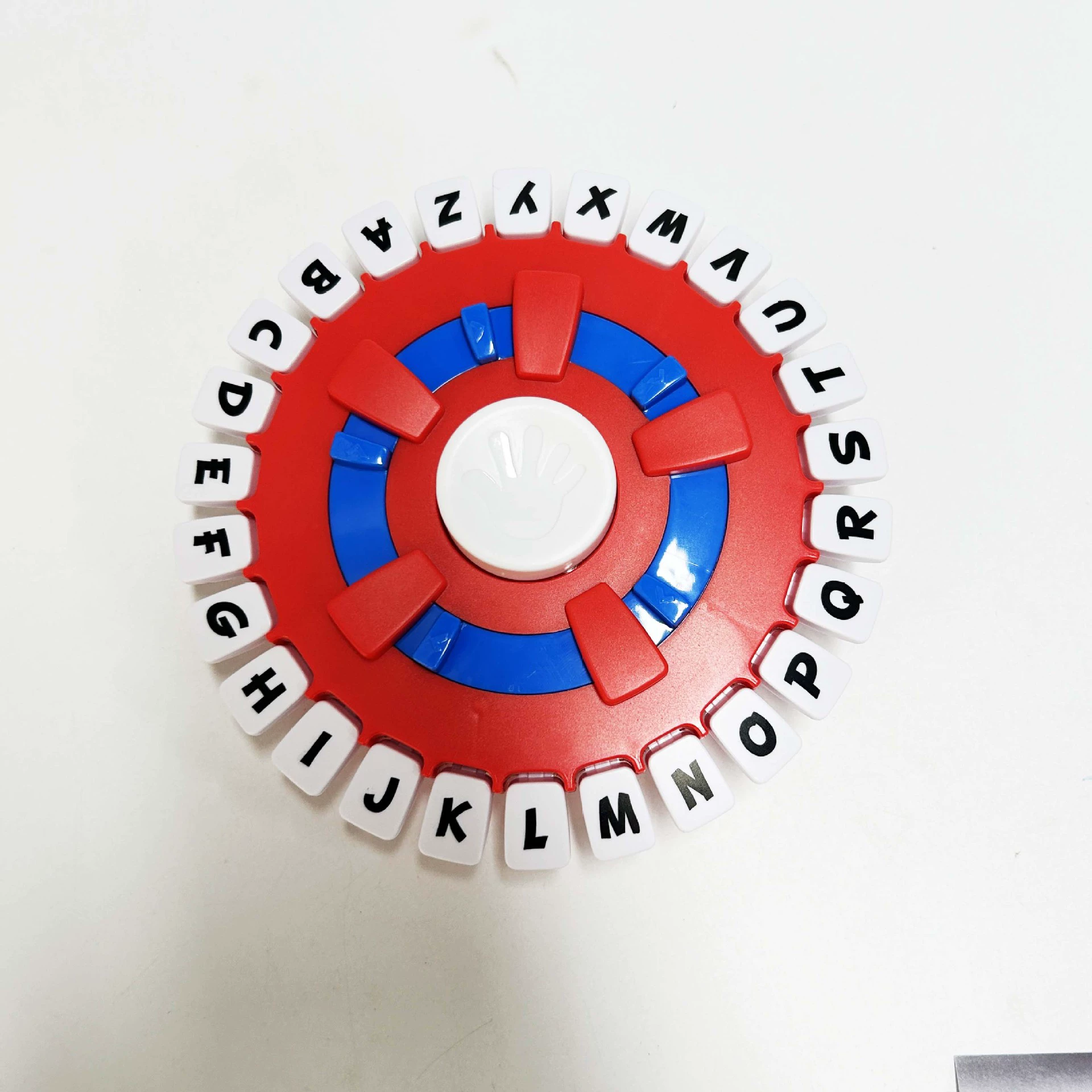 Кросс-бордерная игра с испанским алфавитом, поворотный стол, головоломка, настольная игра, испанская игра небольшого размера, 26-клавишная игра в слова