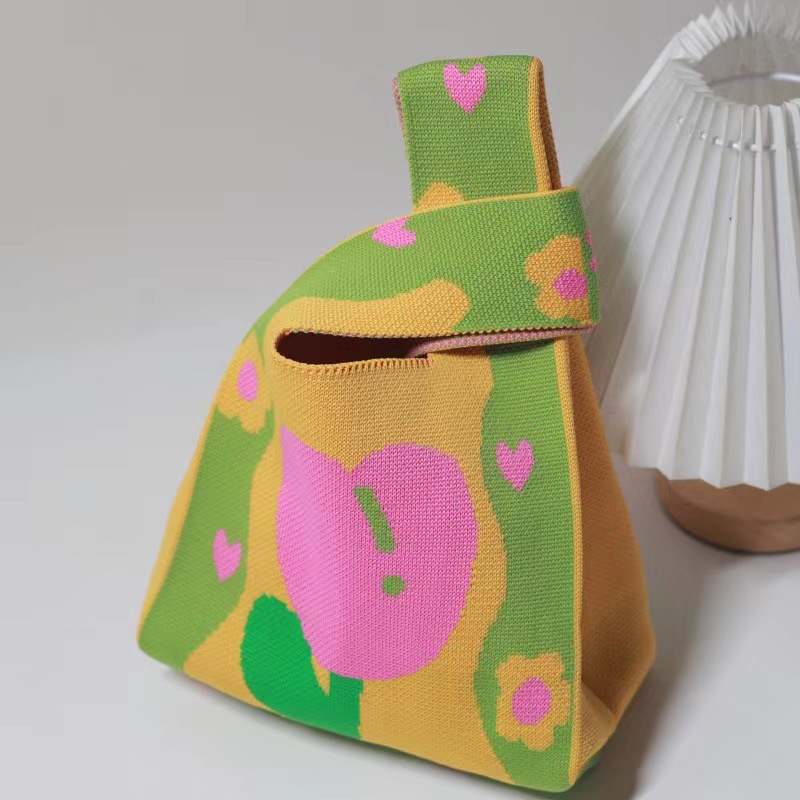 Nuevo bolso de regalo de punto grueso de gran capacidad, bolso de mano, bolso de punto, bolso de mano, bolso de punto, bolso de mano