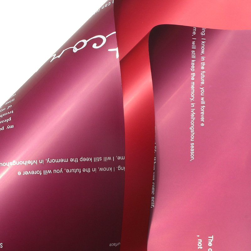 Rojo subraya + rojo vino; 57 * 57cm 20 hojas / paquete