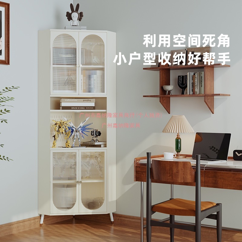 客厅转角柜卧室拐角置物柜靠墙脚落地三角柜可移动北欧简易厨房柜|undefined
