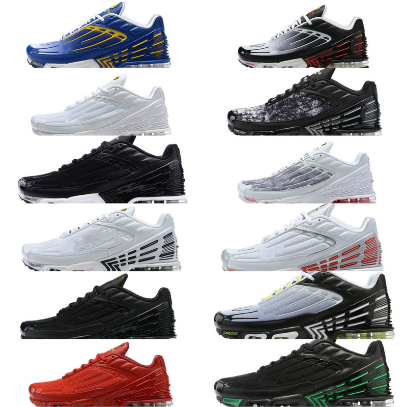 2022 Putian factory foreign trade new sneaker TN 3 two-color stitching air cushion 2018 cross-border men's and women's running shoes