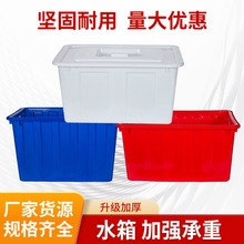 水箱塑料框塑料箱吨货架加厚水产养殖养鱼长方形运输塑料筐
