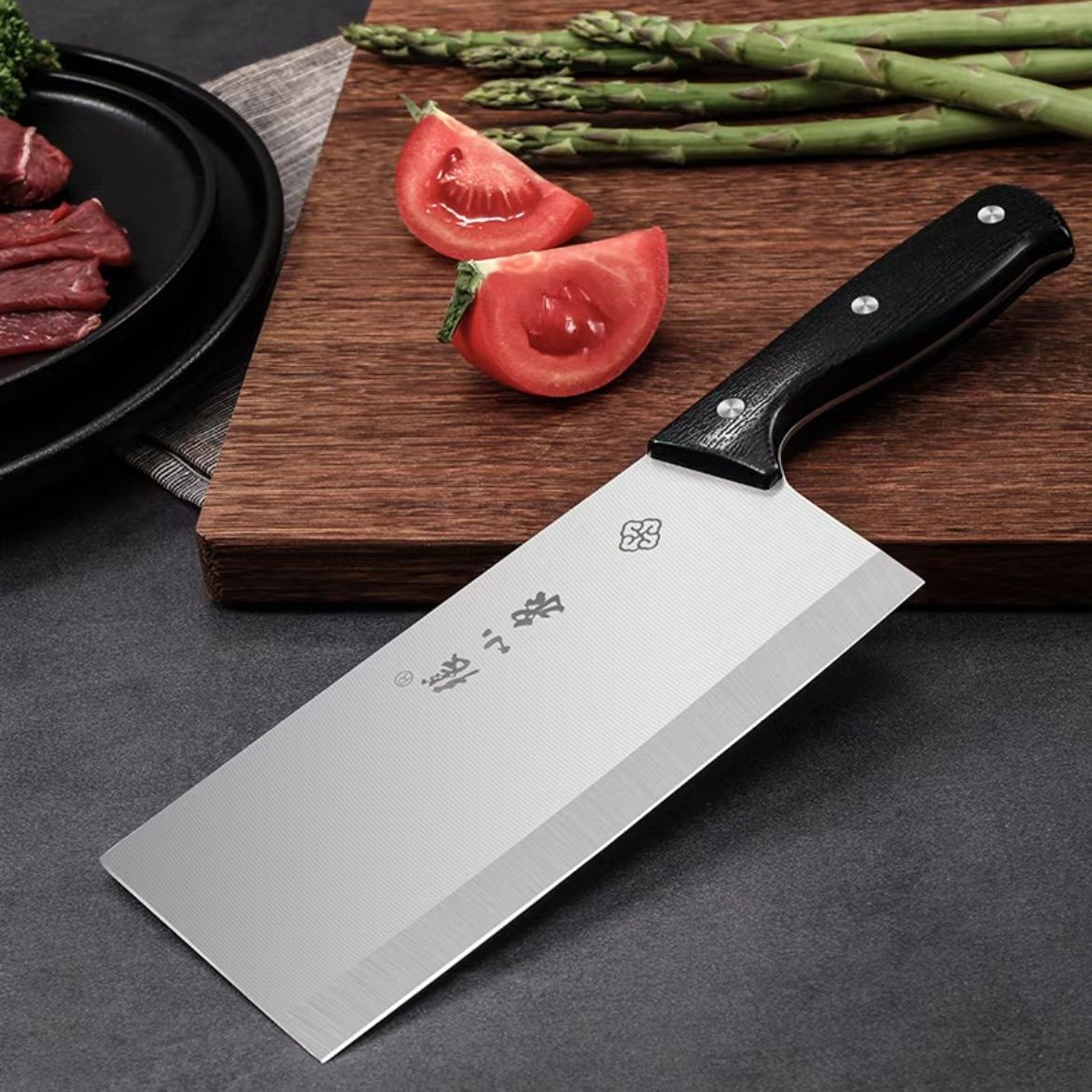 Zhang Xiaoquan Kitchen Knife Slicing Household Chef Sharp Vegetable and Meat Cutting Special Kitchen Knife Grinding-Free Set Stainless Steel