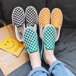 Canvas Shoes for Women and Men 2025 Spring & Fall New Slip-On Slip-Ons Student Casual Flats Shoes Korean Style Couple Shoes
