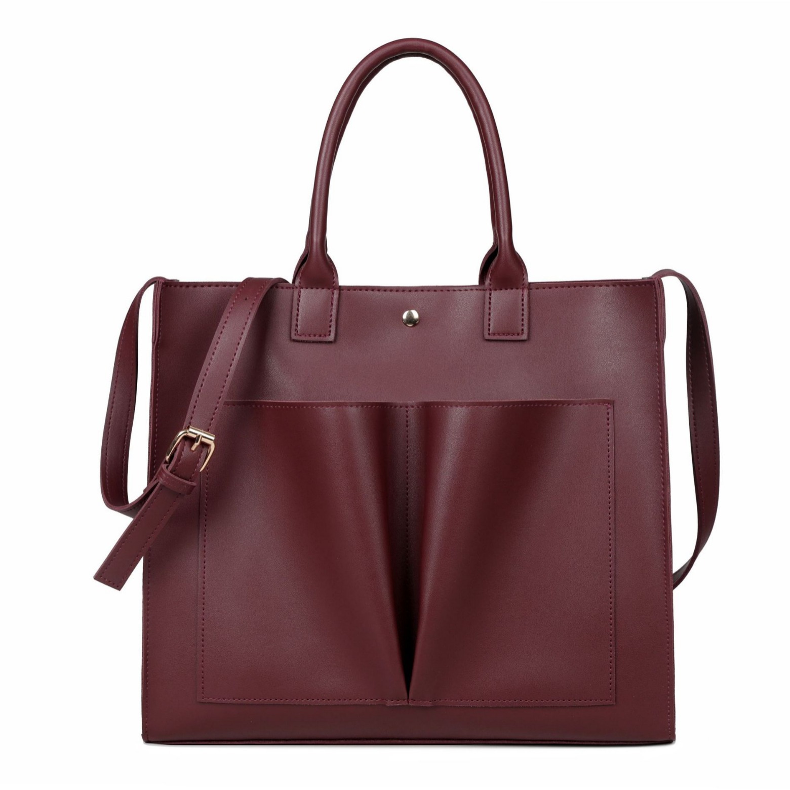 Transfronteriza de Europa y América 2024 primavera nueva gran capacidad de LA PU de color sólido bolso de las mujeres bolso de mano crossbody bolsa