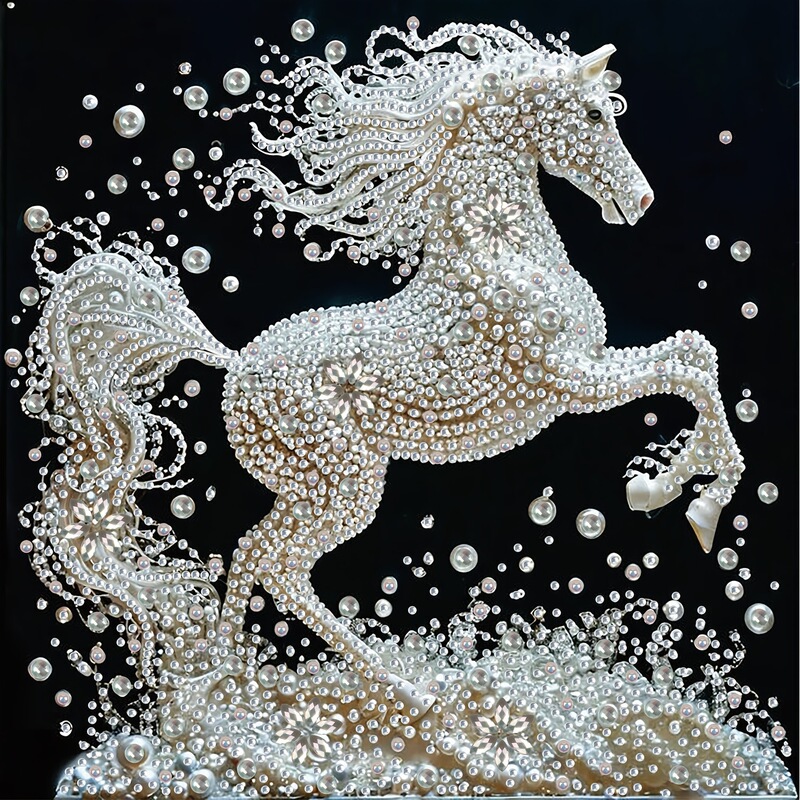 Amazon's Best-Selling New 5D Diamond Painting Irregular-Shaped Bright Diamond DIY Pearl Handmade Pendant Home Decor Supply