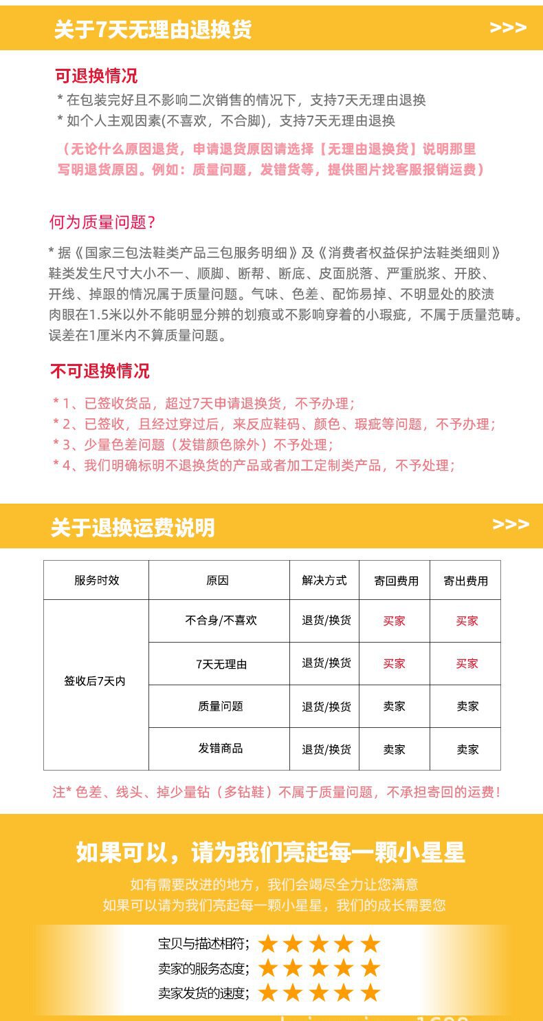 5退换货邮费谁出