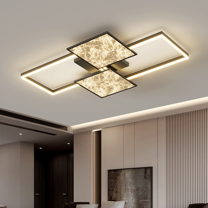 [Selección estricta] 2025 nueva lámpara principal moderna y simple nubes ligeras lujosas sensación de alto nivel comedor dormitorio lámparas de toda la casa