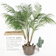 高仿真植物 手感胶片棕榈叶 散尾叶棕树叶 仿真葵叶 家居装饰绿植