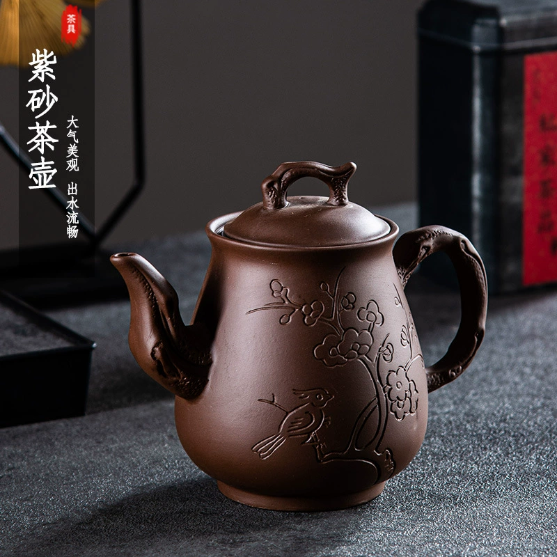 Capacious teapot, filter, tea set