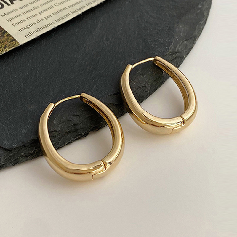 Fashion Geometric Alloy Plating Womenu0027S Earrings 1 Pair