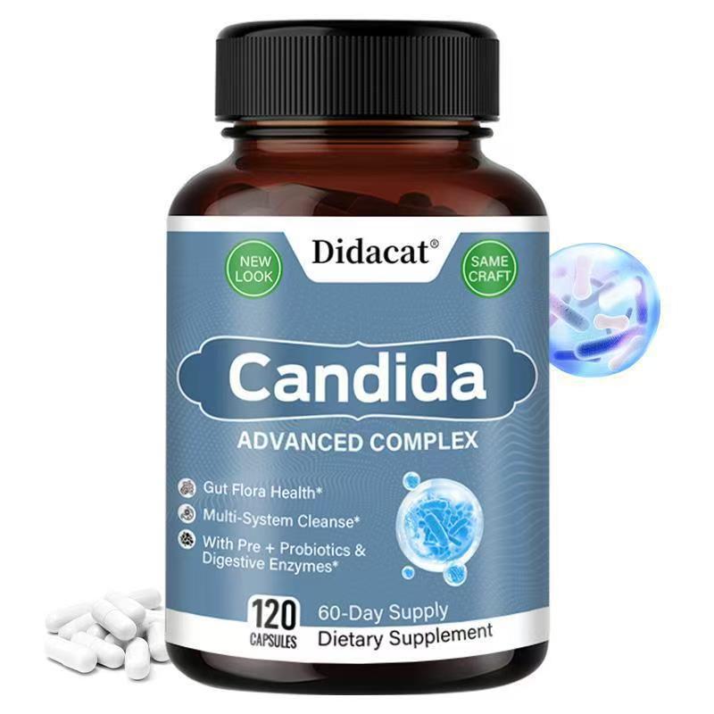 Cross-Border Foreign Trade Dietary Supplement 120 Vegetarian Capsules Candidaadvanced Complex