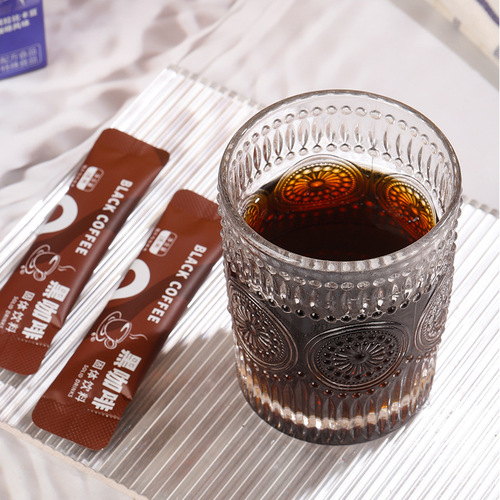 American instant black coffee powder 40g strong aroma 0 fat blue mountain coffee sports fitness white kidney bean coffee delivery