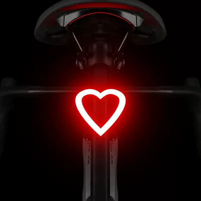 Electric vehicle fender | Mudguard Accessories - no-specifications-heart-shaped-smart-charging-tail-light