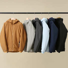 【单品】A童木冬季男款轻量化防泼水防风保暖棉服连帽外套