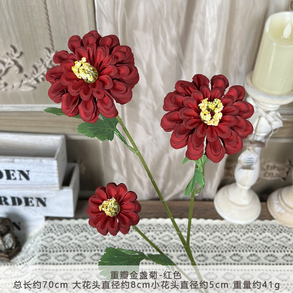 Ym-double marigold-red