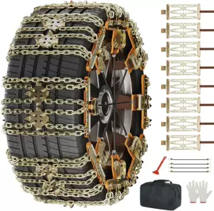 Təkmilləşdirilmiş sürüşməyən şin zəncirləri dəsti, SUV və pikaplar üçün (225-285mm, 165-215mm)