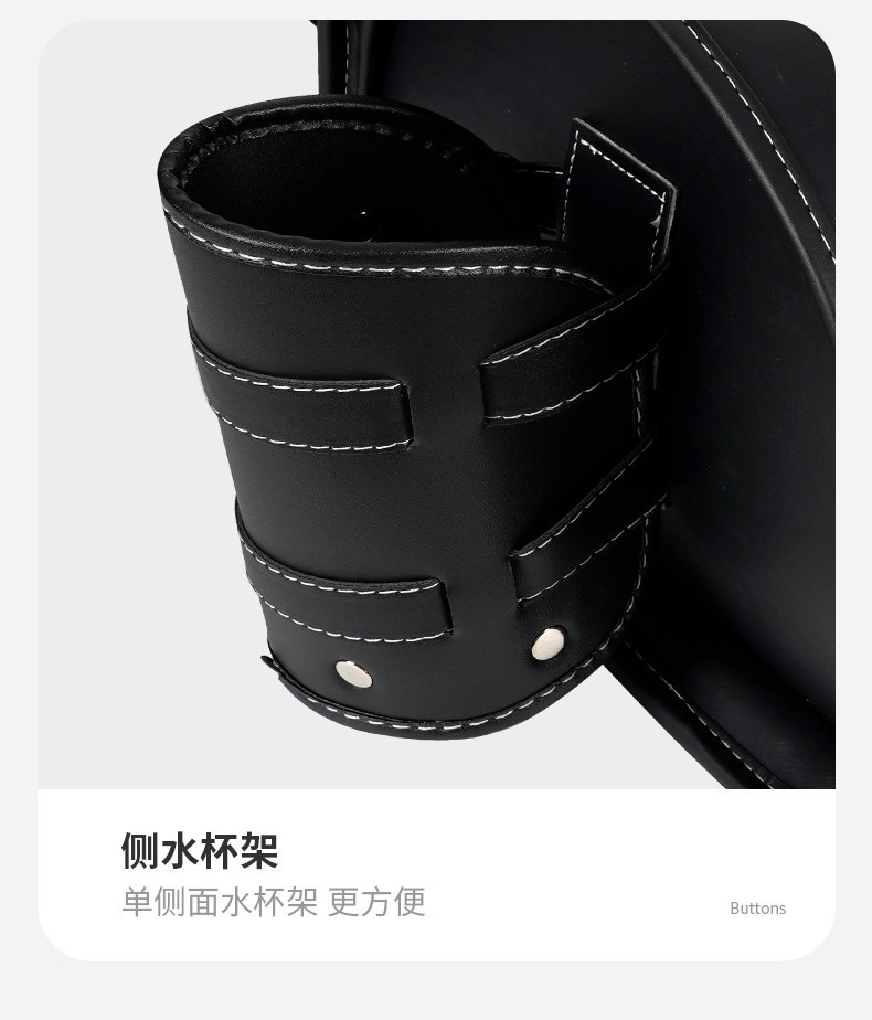 Motorcycle Tail Box Bag, Retro Rear Seat Bag, Electric Scooter Hard Shell Waterproof Rear Box, Large Capacity Trunk