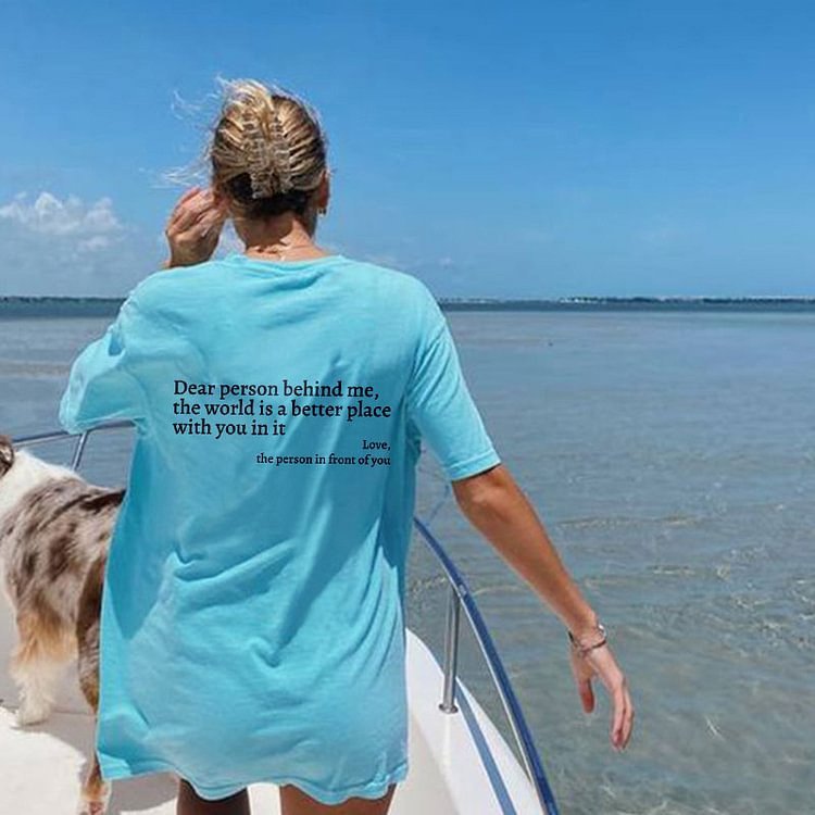 Women's Gender Wholesale Women's Simple Style Classic Style Slogan Short Sleeve T-Shirts
