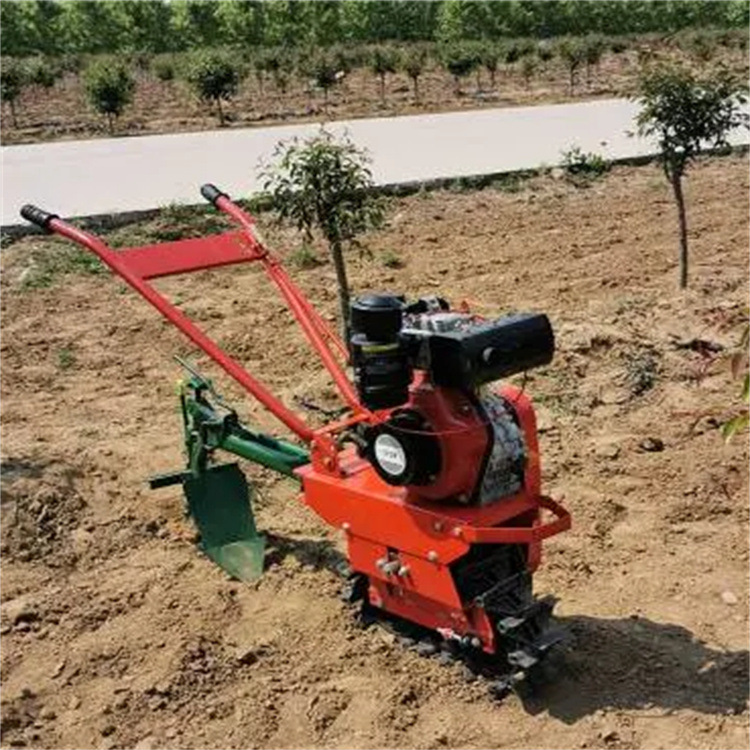 Agricultura de campo de arroz pequeño tipo de conducción rastreo rotativo cultivador de invernadero para cultivar hortalizas