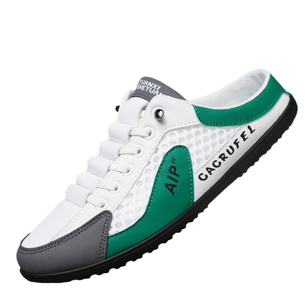 Transfronterizo de gran tamaño medio remolque verano nuevo estilo zapatos de hombre suela suave deportes ocio Forrest Gump zapatillas de hombre de un pie doudou trapeador