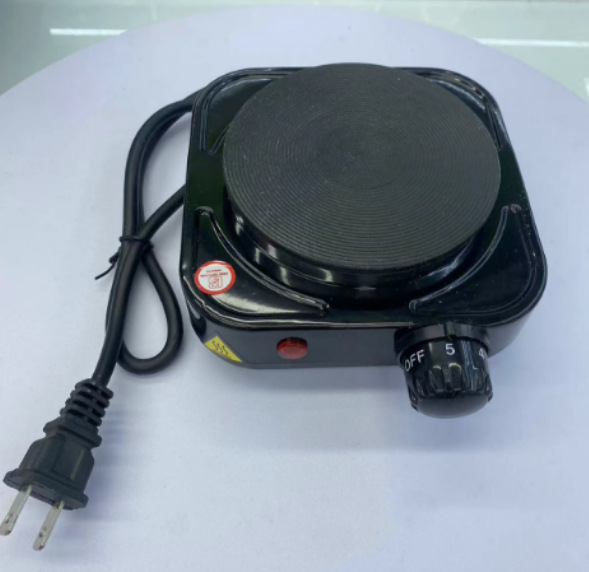 500W 전기 가열판 검정색