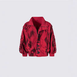 牛仔外套男女款时尚暗火外套情侣土壤黑废土风秋冬款多巴胺重工款