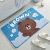 Bathroom anti -sliding pad water absorption floor cushion toilet door Stepshop anti -sliding cushion home carpet toilet foot pad